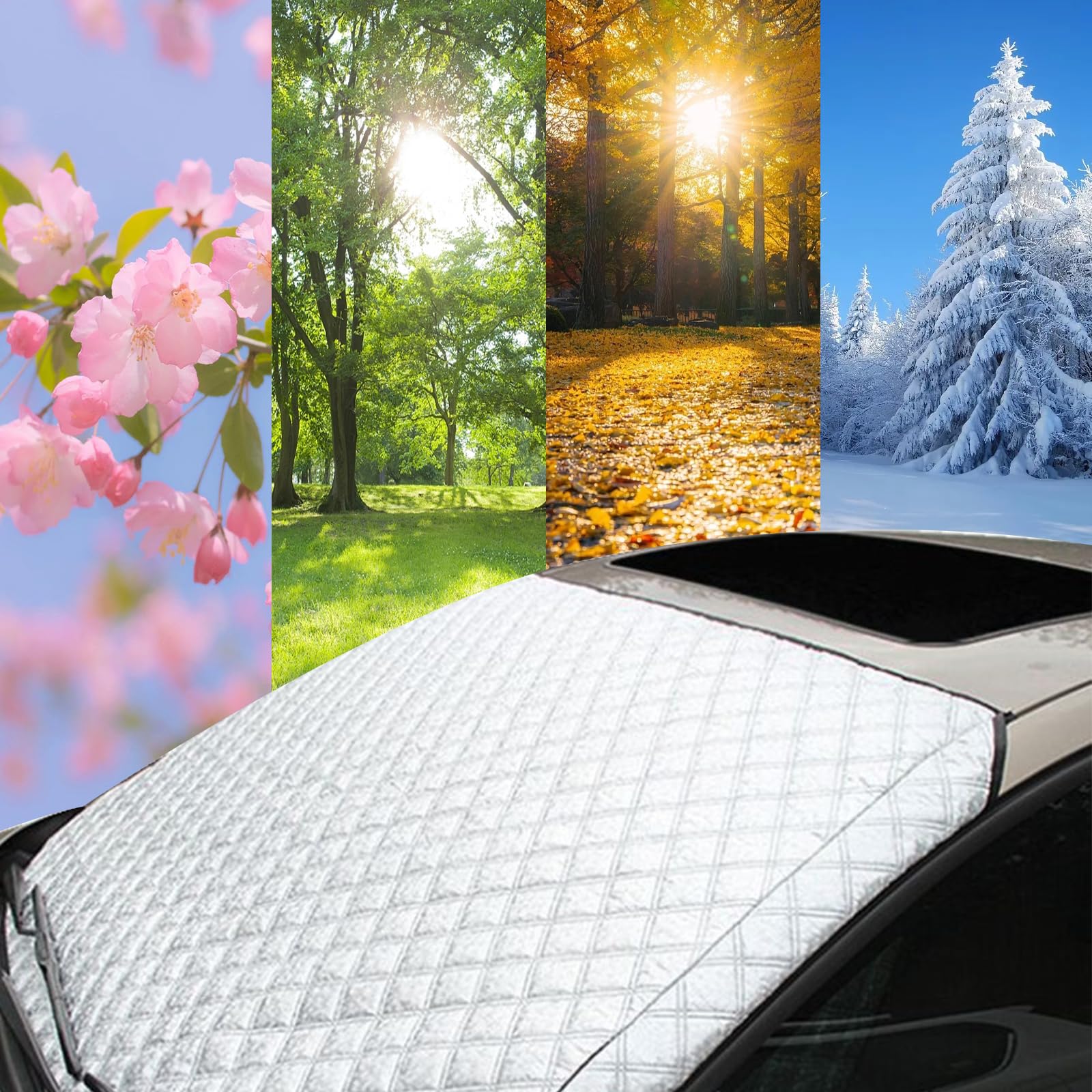 Copriparabrezza per auto inverno protezione neve ghiaccio gelo sole polvere