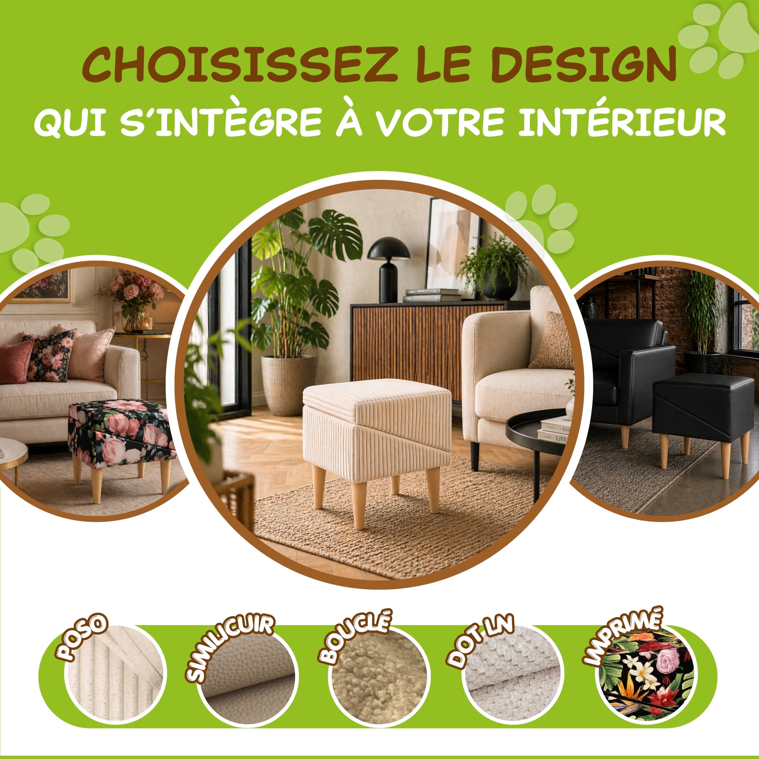 Siège & Escalier pour Chien Antidérapant 2 en 1 – Rampe et Marches pour Chiens & Chats Âgés – Marche ou Fauteuil – Mobilier Pliable et Esthétique pour Intérieur - 36 cm de Hauteur, Effet Cuir, Beige