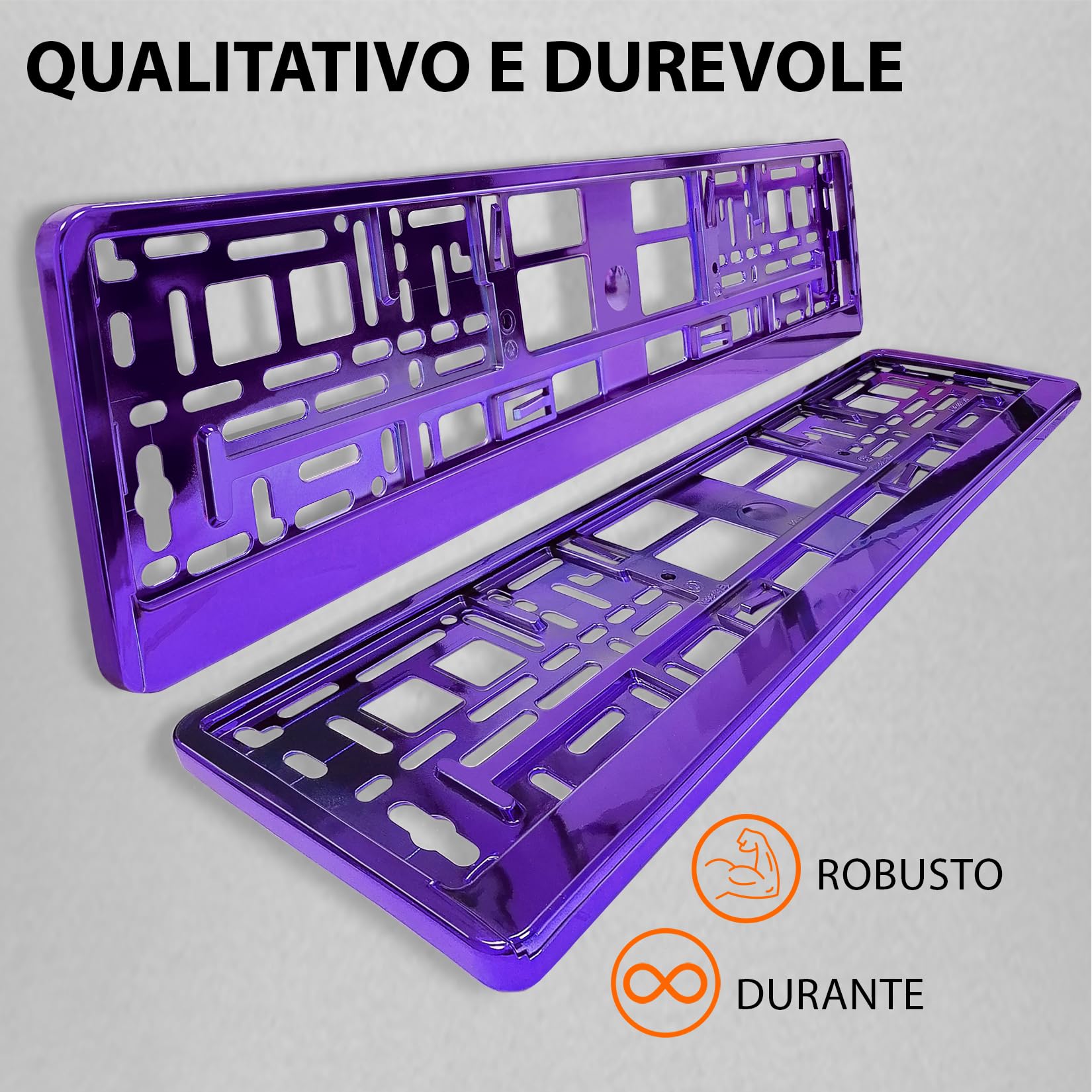 Portatarga Auto - Supporto Targa - [semplice, Durevole E Sicuro