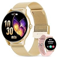 taopodo Orologio Smartwatch Donna, 1,39'' Schermo Rotondo HD
