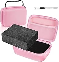 Vista 11 de Funda rígida de EVA con espuma personalizable de 7.1 x 4.7 x 3.1 pulgadas, funda protectora de transporte de EVA a prueba de golpes para exteriores