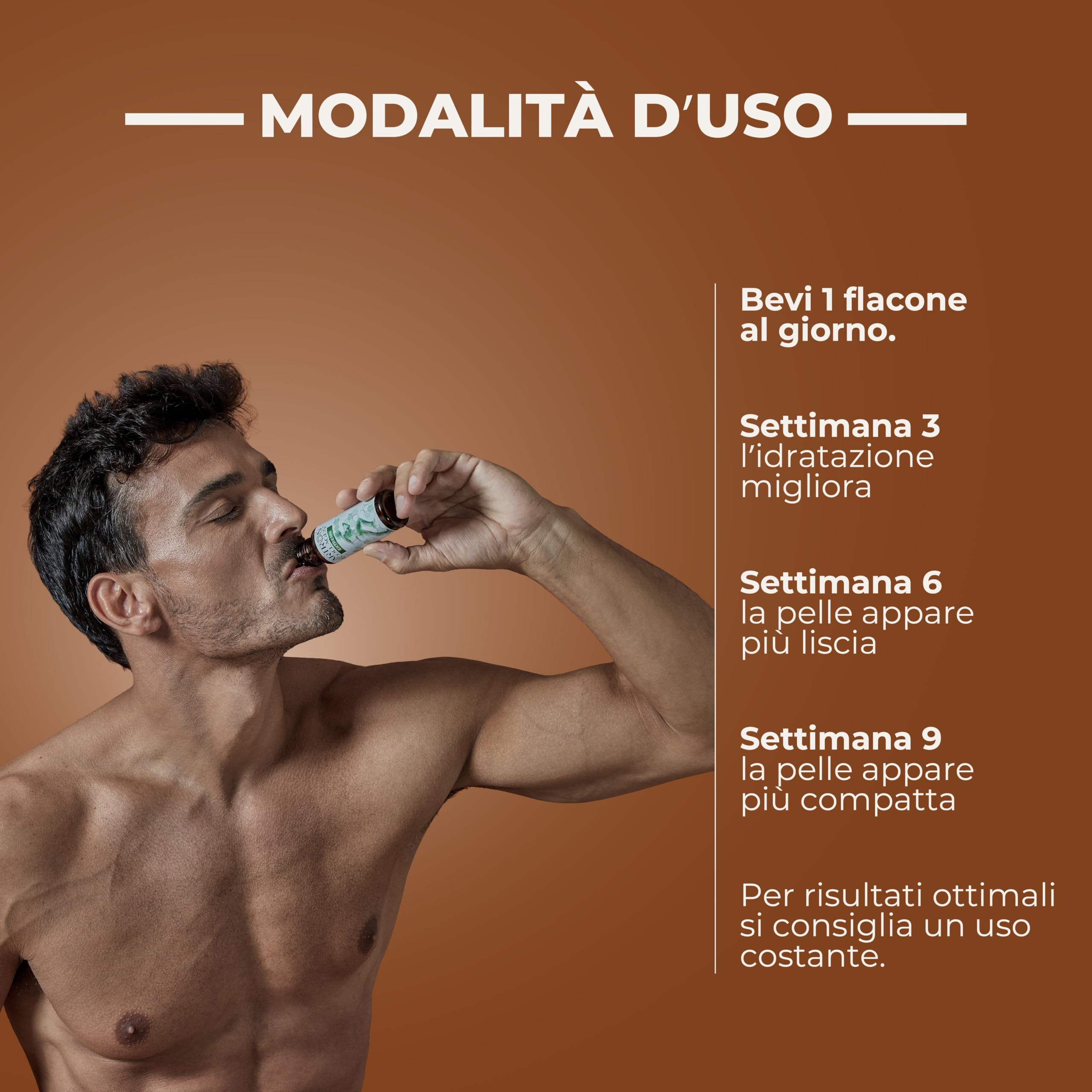 GOLD COLLAGEN Artron Collagen Extreme - Integratore Difese Immunitarie e Supporto Muscolare, Ossa, Articolazioni e Cartilagine Liquido per Formazione Collagene con Vitamina D C B E, 3 Pack 10x50 ml