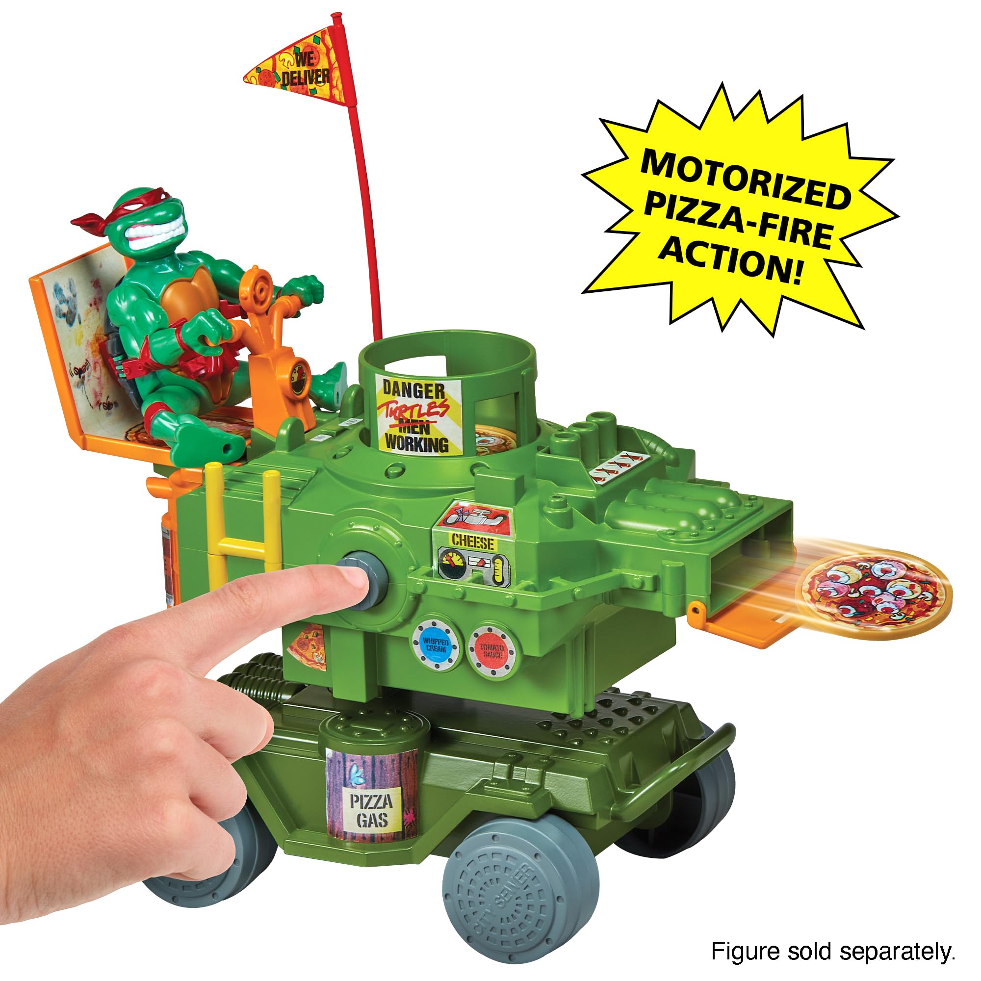 PlayMates Teenage Mutant Ninja Turtles Classic Pizza Thrower