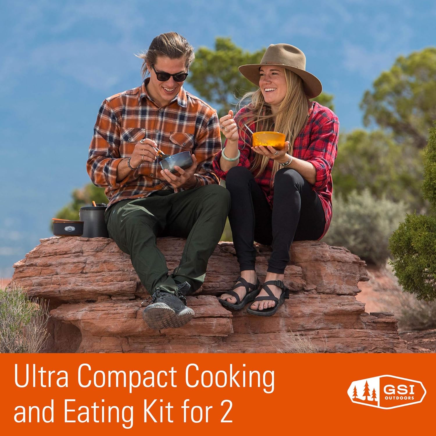 GSI Pinnacle Camper Cook And Eat Set 4 Person