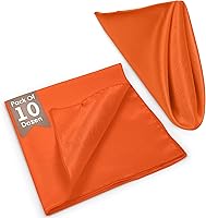 Vista 330 de Ultimate Textile -1 docena - Reversible Shantung Satin - Majestic - Servilletas de tela Majestic de 17 x 17 pulgadas color azul pizarra