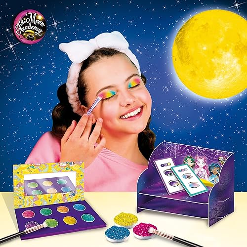 Miniatura 5 de Lisciani  Moon Academy  Sombras de ojos de luna  Kit para niños a partir de 7 años  Make Up Cosmetics Home  Paleta personalizada  Idea de regalo de