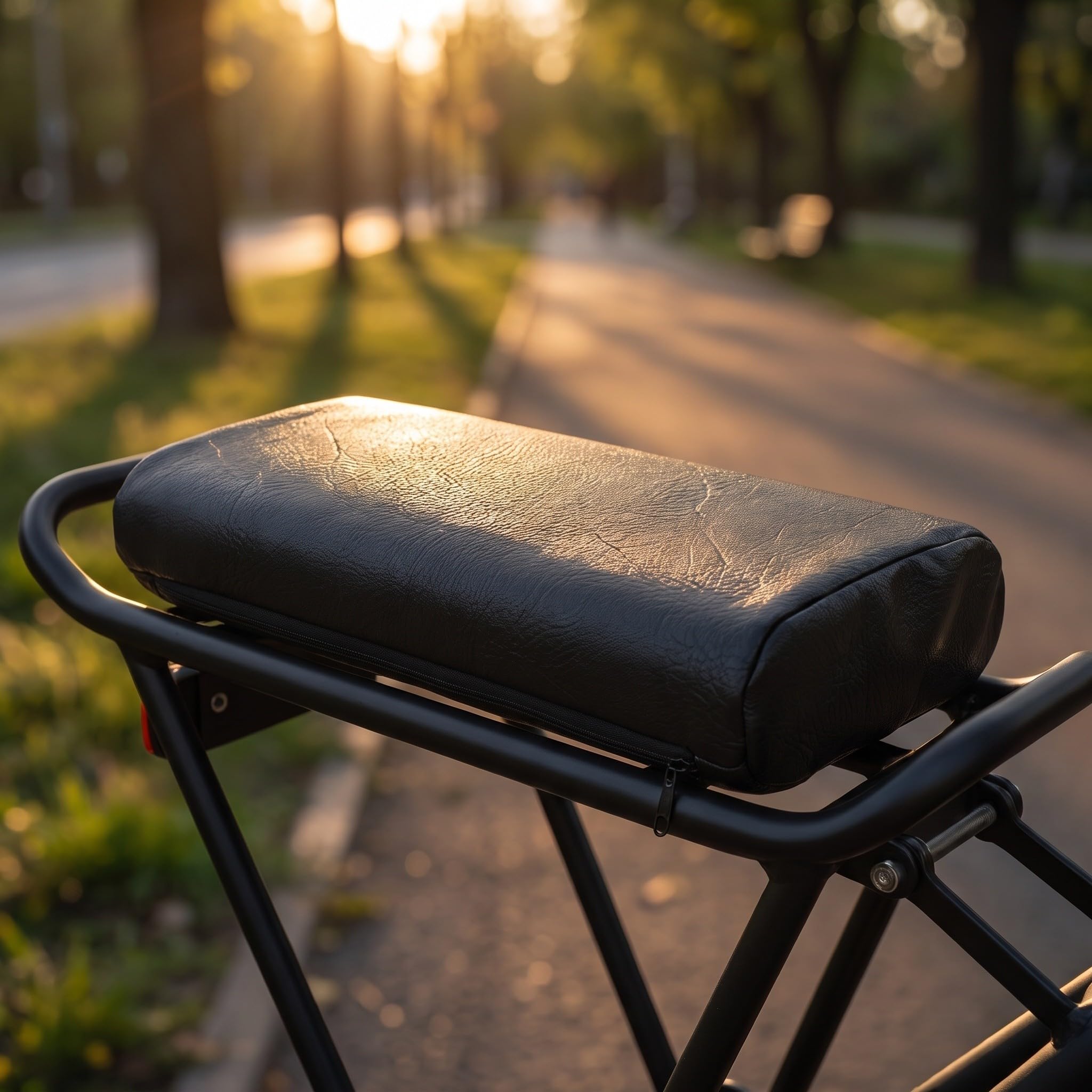 OSALADI Poduszka na siodełko rowerowe Bike Manned, gruba, wodoodporna,