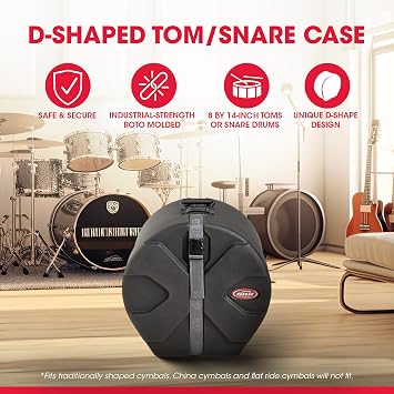SKB 8 X 14 Tom/Snare Case with Padded Interior