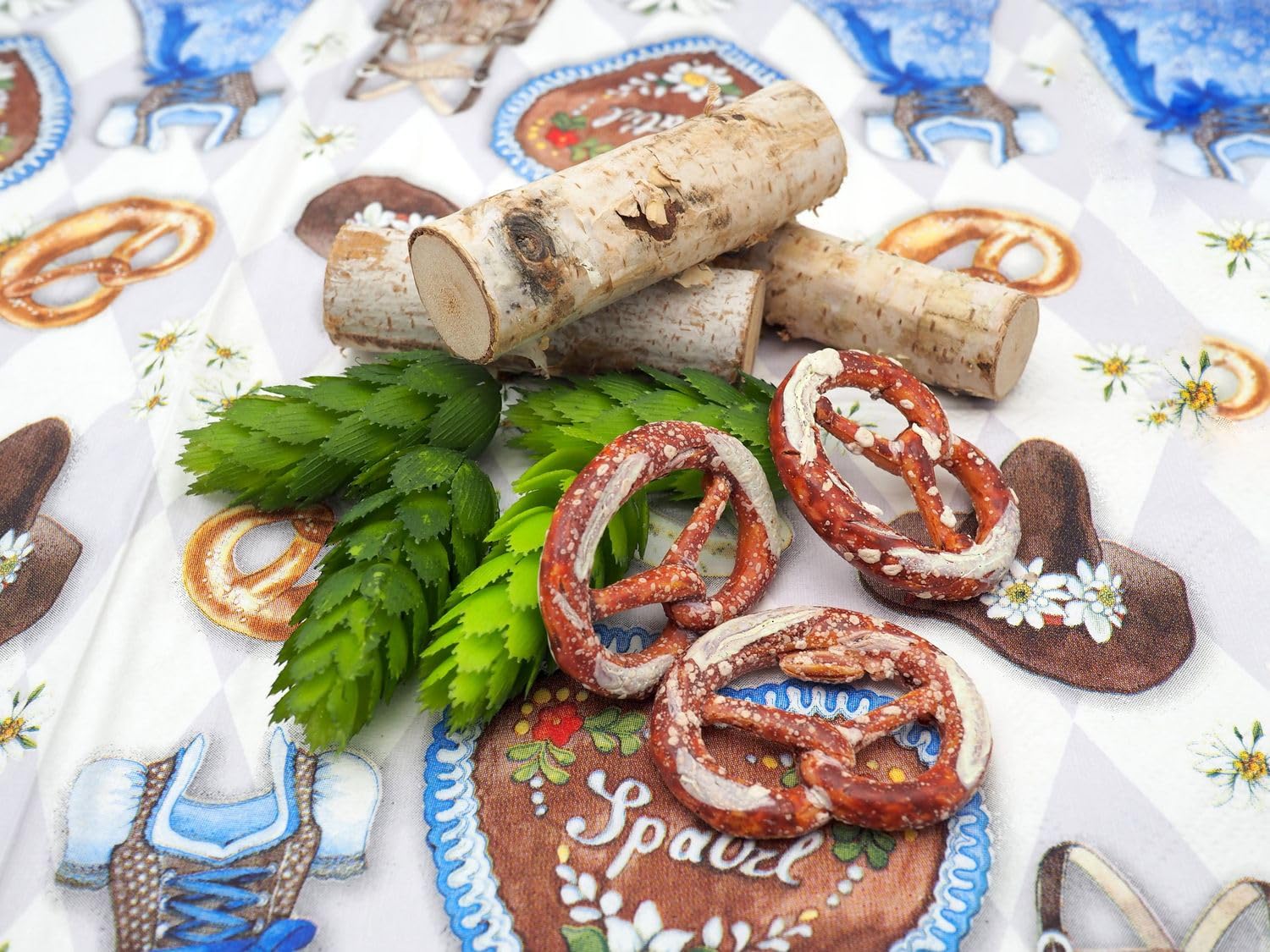 Oktoberfest Deko-Set Bayrisch Mann Tischdeko Oktoberfest Geburtstag Motto Wiesn-Party personalisierte Windlichter