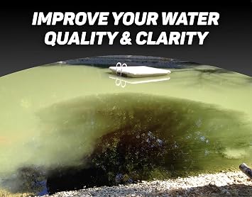 Black Out Lake and Pond Dye - One Gallon of Professional Lake & Pond Dye Treats Up to 1 Acre Deep Black Color - Safe for Fish, Wildlife, Pets & Children