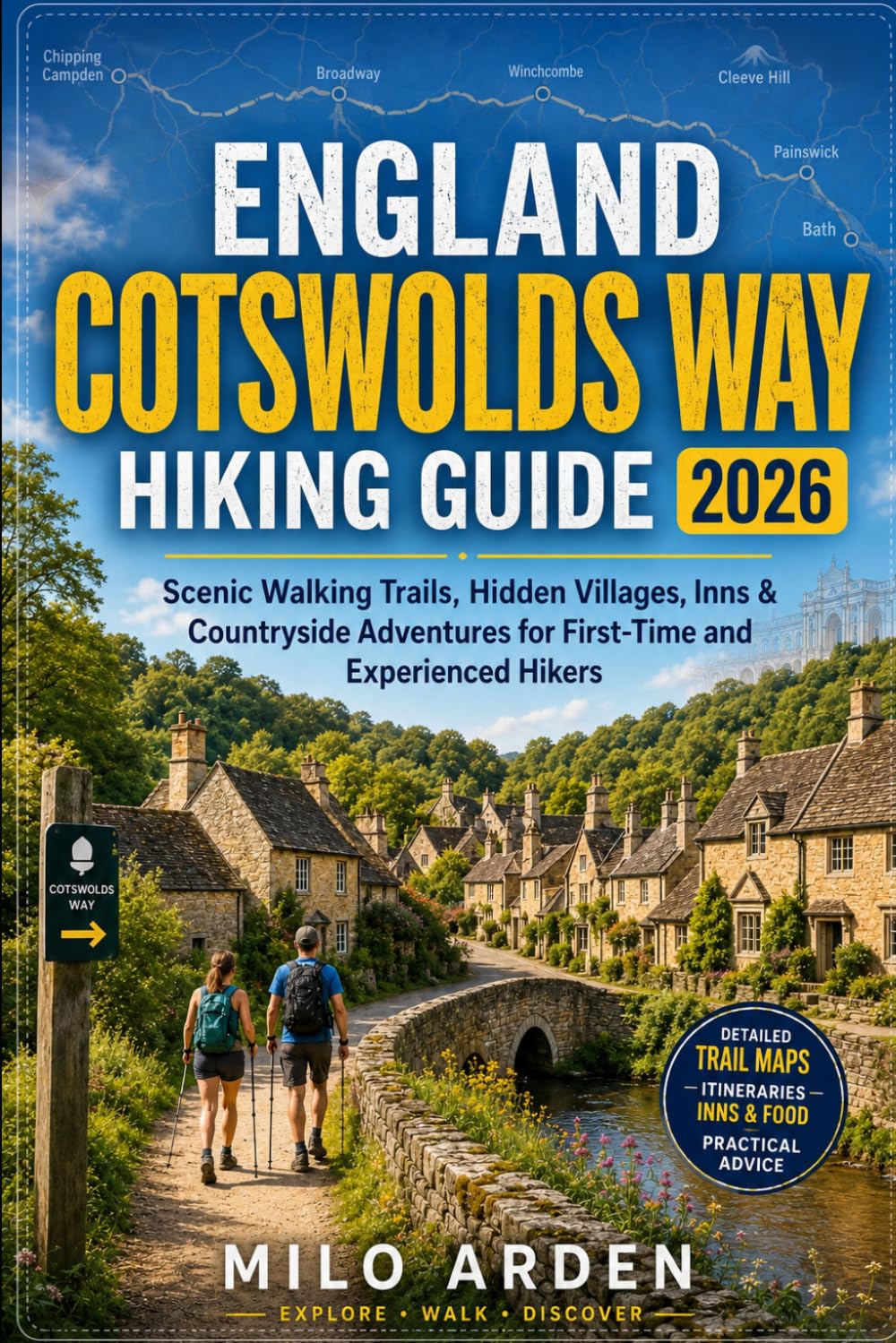 ENGLAND COTSWOLDS WAY HIKING GUIDE 2026: Scenic Walking Trails, Hidden Villages, Inns & Countryside Adventures for First-Time and Experienced Hikers (THE PATHFINDER TRAILS SERIES)