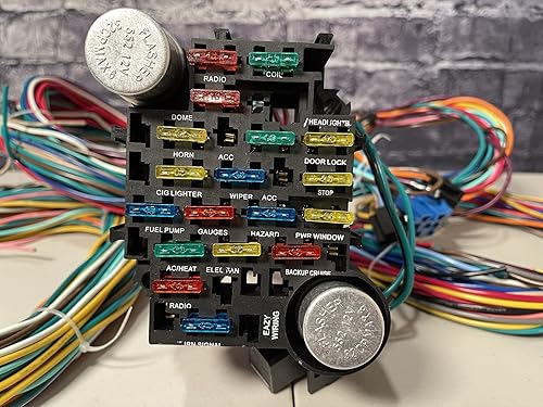 Miniatura 2 de Auto Parts Prodigy Kit de arnés de cableado universal de 21 circuitos de cables largos estándar para Chevy Mopar Hotrods Ratrods Ford Chrysler