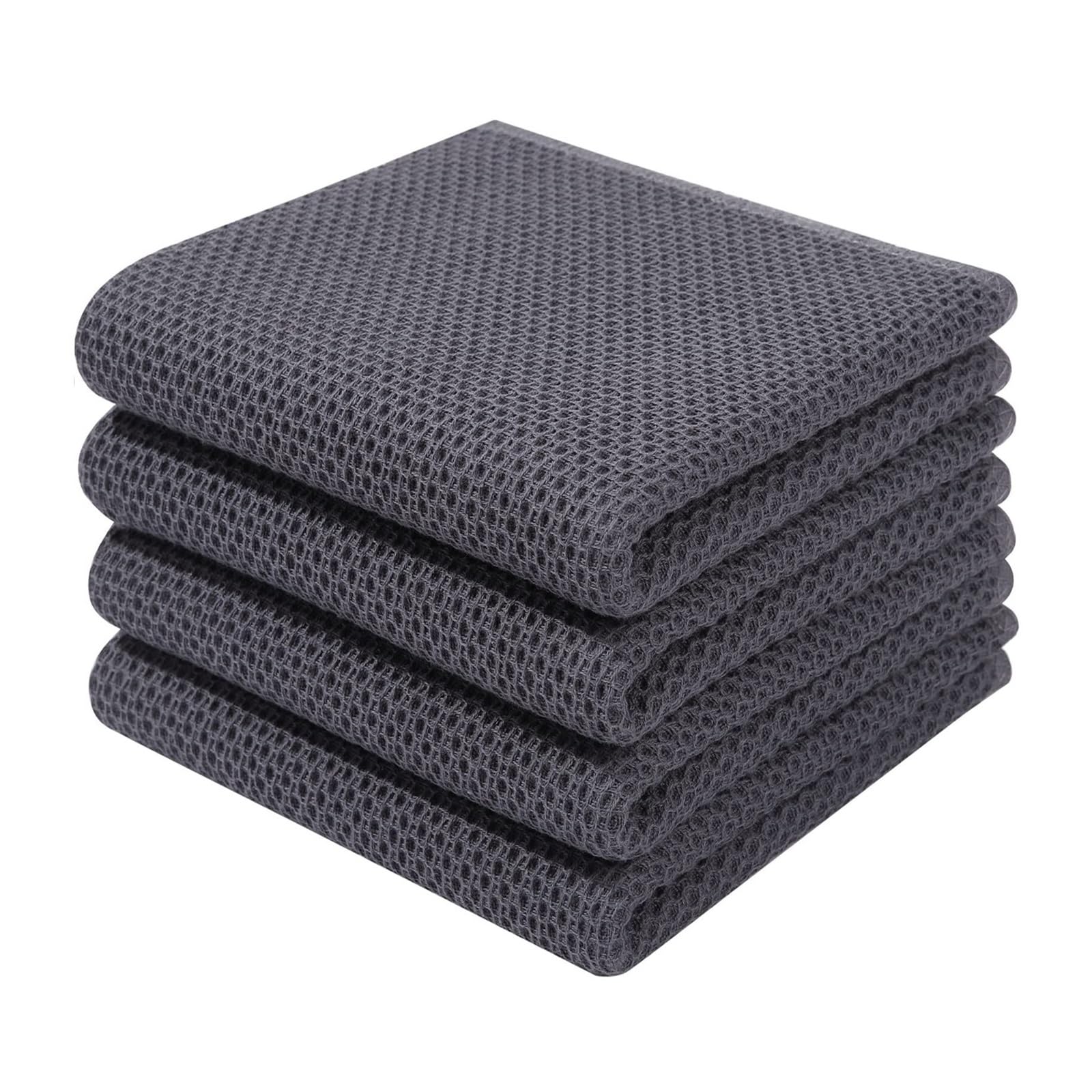 Jobaojiang Kitchen Cloths Household Accessories Waffle Weave Kitchen Towels Cleaning Tools Useful Cleaning Things For Home(DGY,33X33CM-6PCS)