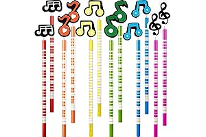 Zonon 12 Pieces Music Notes Pencils