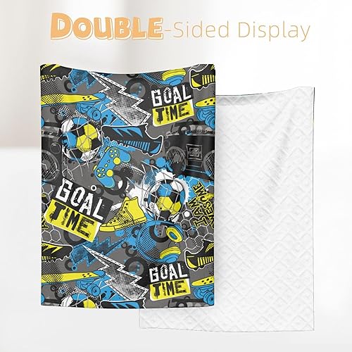 Miniatura 3 de Manta deportiva para recién nacido, suave y elástica para niños y niñas, regalo perfecto para baby shower, 40 x 30 pulgadas