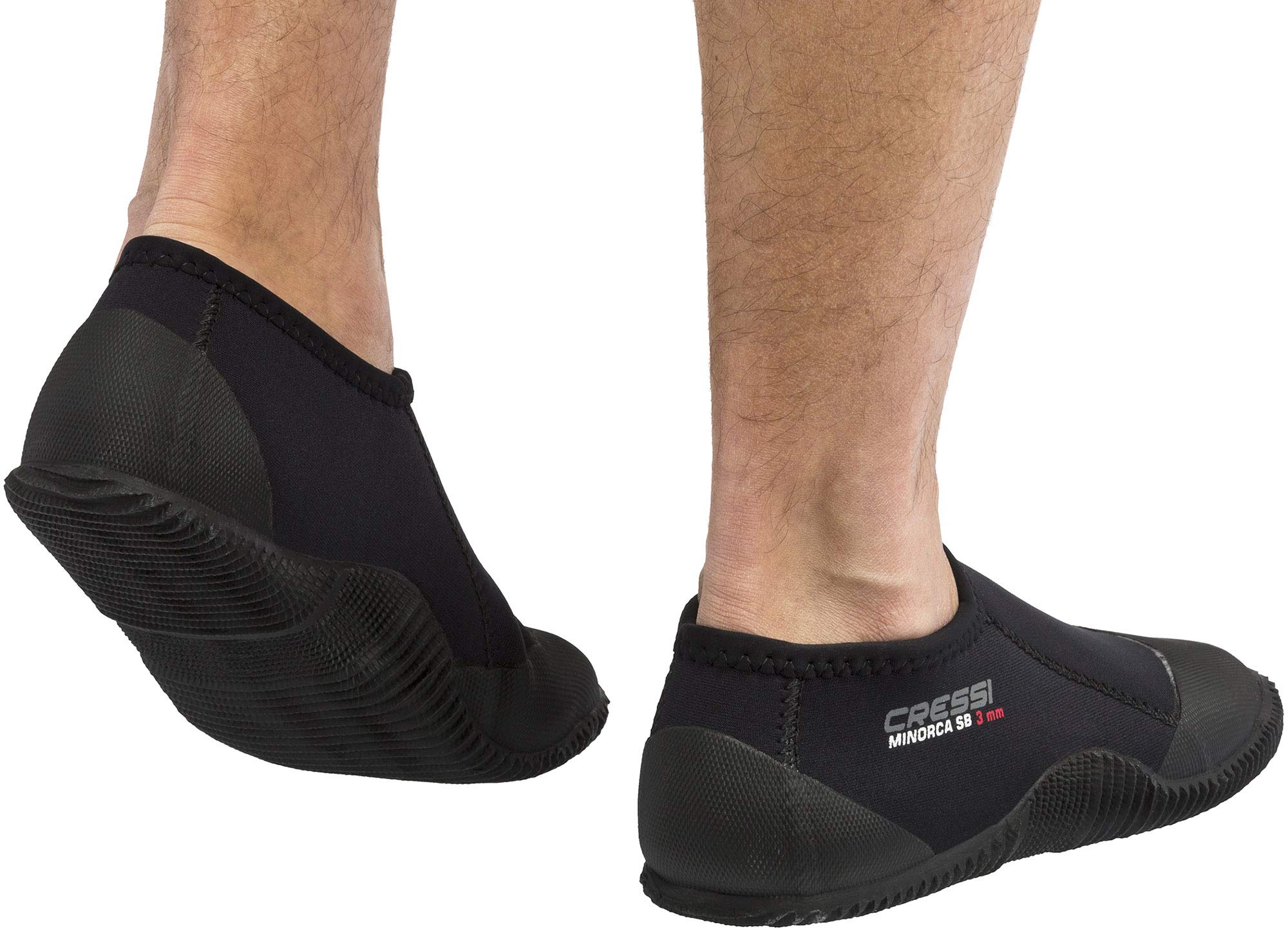 CRESSI Minorca Shorty Boots 3mm - Calzari Bassi In Neoprene Bifoderato 3mm per Immersioni e Attivita' Acquatiche, Unisex Adulto
