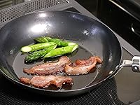 Vista 11 de Riverlight JS1228 Kyoku JAPAN - Sartén de hierro con tapa, 11.0 pulgadas (11.0 in), nitruración de hierro, compatible con IH, resistente a