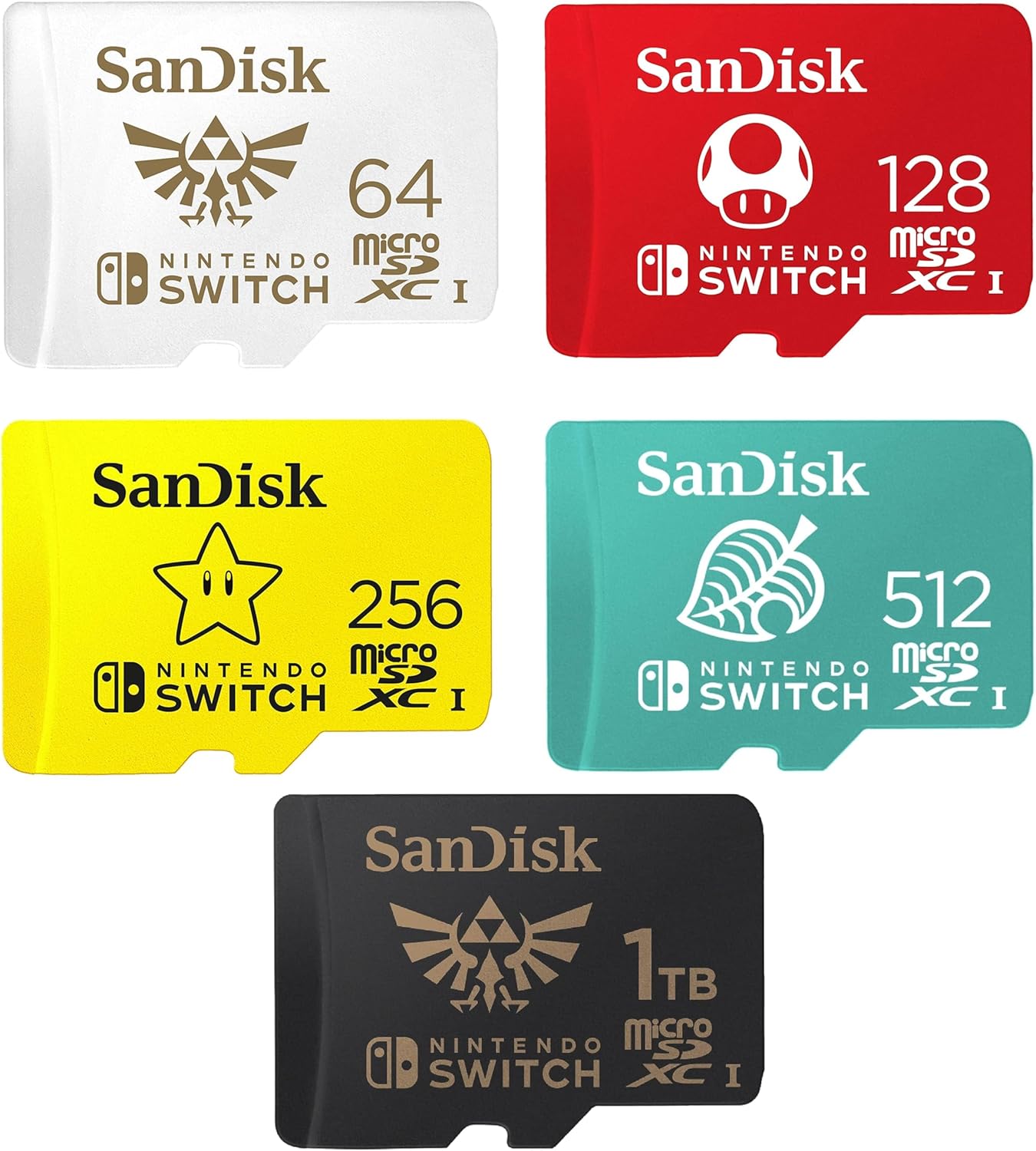 SanDisk 64GB (1 Pack) MicroSD Nintendo Switch MicroSDHC