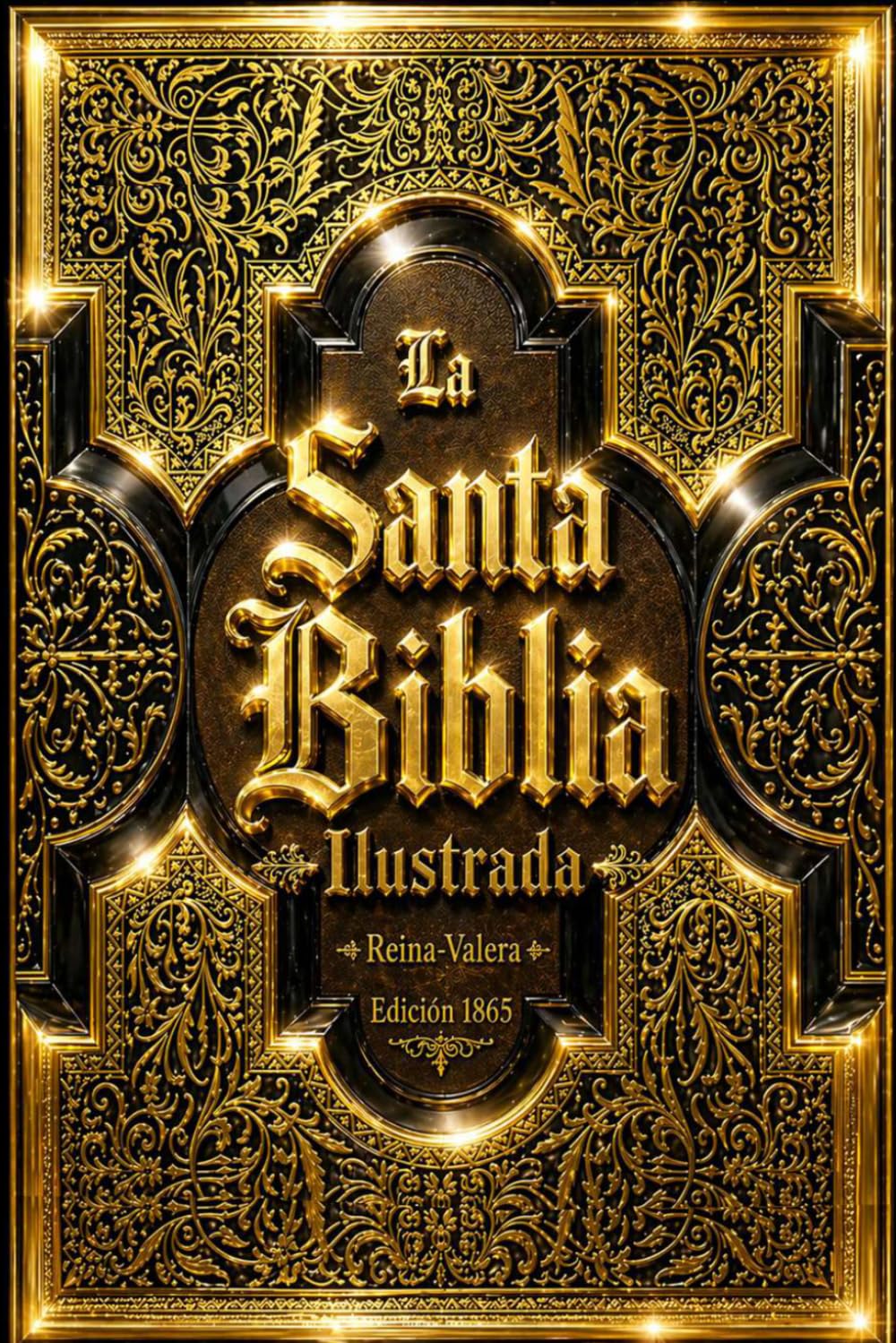 La Santa Biblia Ilustrada Reina-Valera Edición 1865 Completa del Antiguo y Nuevo Testamento con Ilustraciones Artísticas Detalladas, Texto Sagrado ... Salmos, Spanish Reina Valera Bible .
