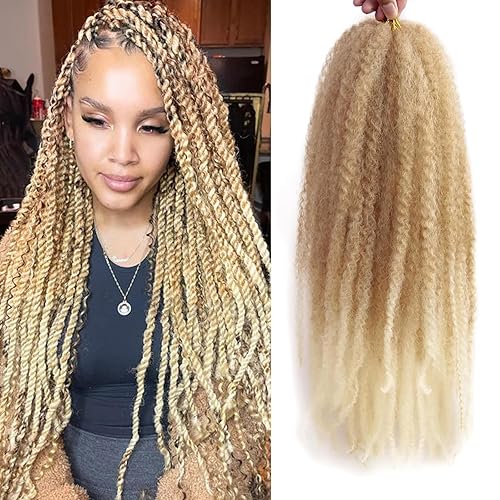 Marley Twist Braiding Hair 24 Inch 8 Packs – Fluffy&Tangle-Free