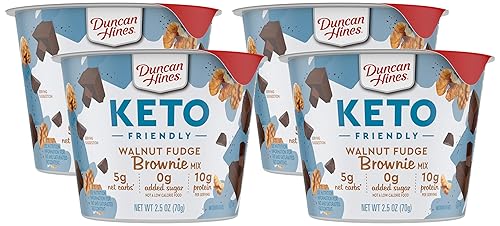Miniatura 7 de Duncan Hines Keto Friendly - Tazas de postre para nuez, mezcla de brownie, 2.5 onzas