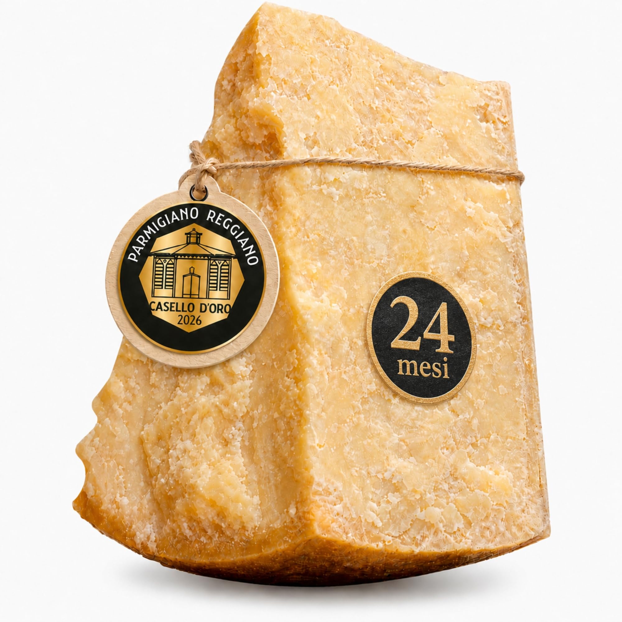 Parmigiano Reggiano DOP 24 Mesi 1 Kg – Punta Singola – Formaggio Sottovuoto – Qualità e Tradizione Italiana - Caseificio Fior di Latte