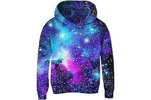 Idgreatim Kids 3D Hoodie: Warm and Stylish Outerwear for Boys and Girls