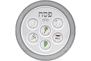 The Dreidel Company Passover Seder Plate: An Exquisite Passover Dining Essential