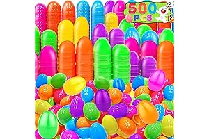 AMENON Plastic Easter Eggs Bulk for Easter Eggs Hunt, Classroom Prize