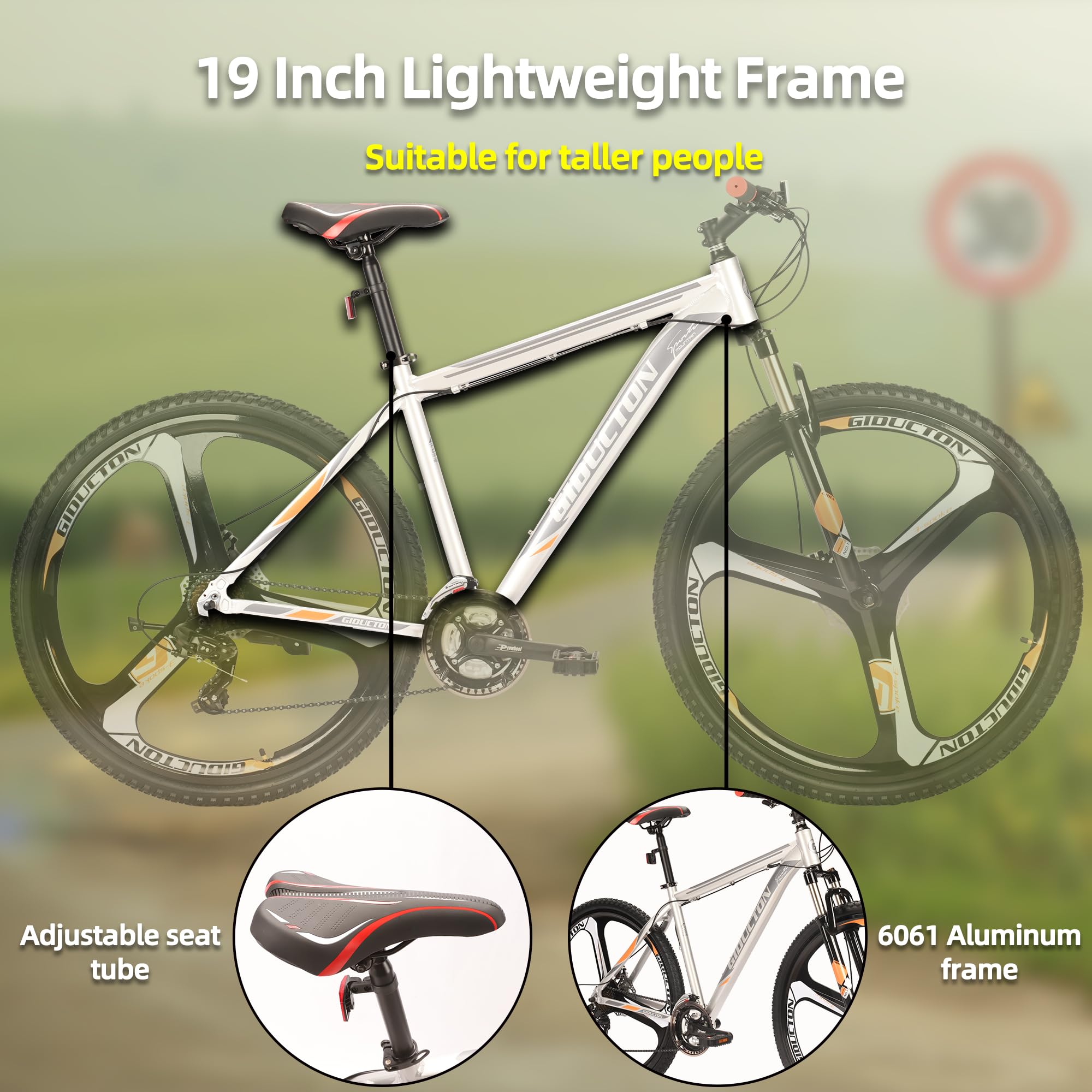 Amazon.com : EUROBIKE Mens Mountain Bike, YH-X9 Mountain Bike 29