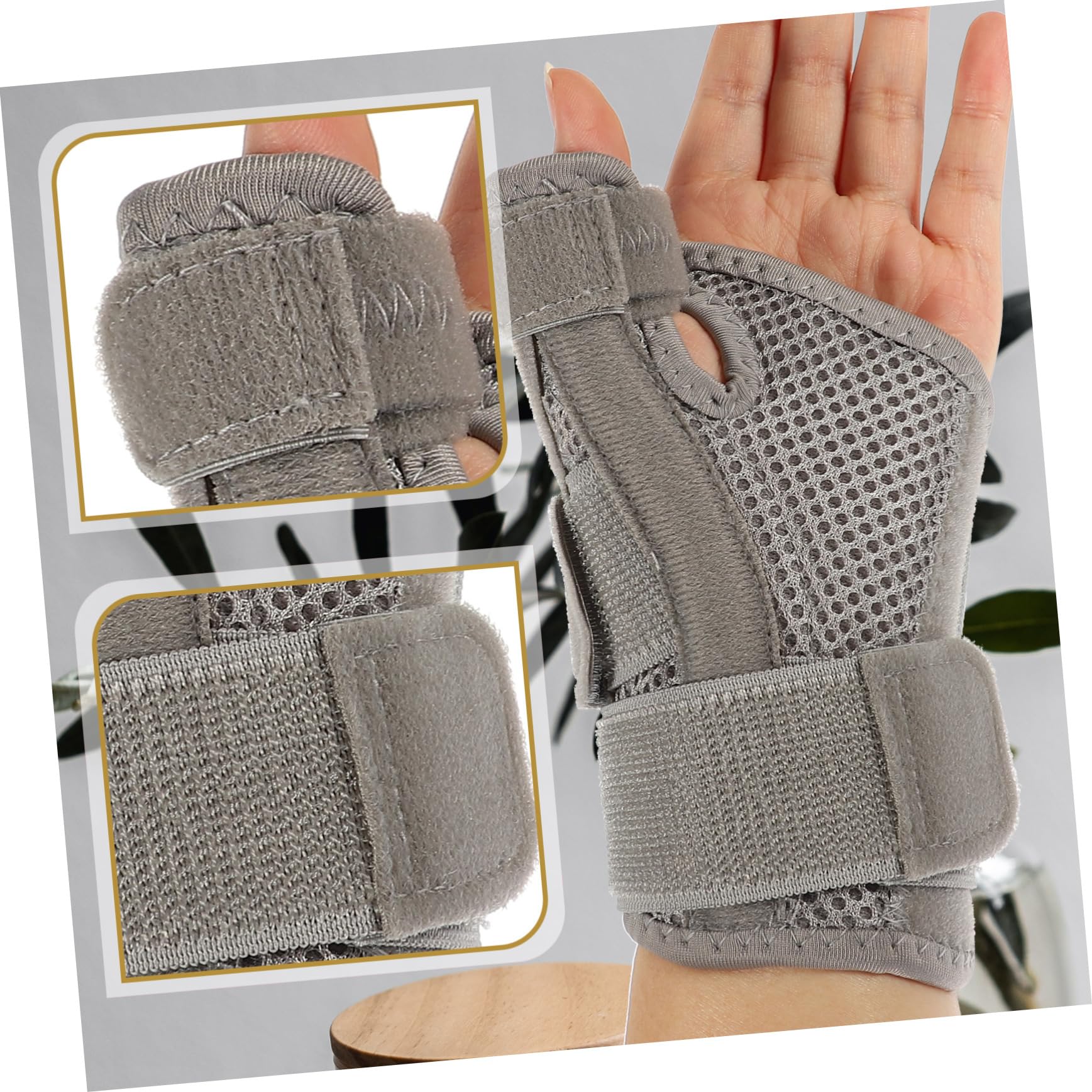 NOLITOY Sports Wrist Protectors Thumb Wrist Guard Portable Thumb Brace for Gym Breathable and Comfortable