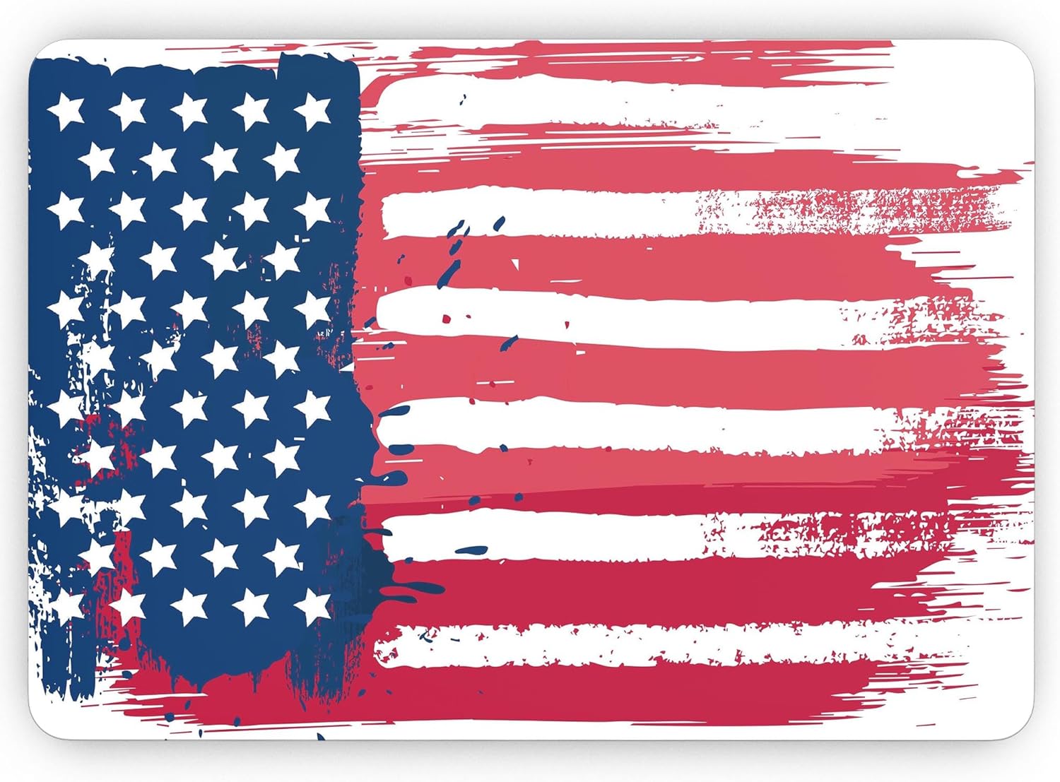 DesignSkinz - Compatible with MacBook Air 15" M3 (A3114) - Skin Decal Protective Scratch Resistant Vinyl Wrap - Grungy Vector American Flag