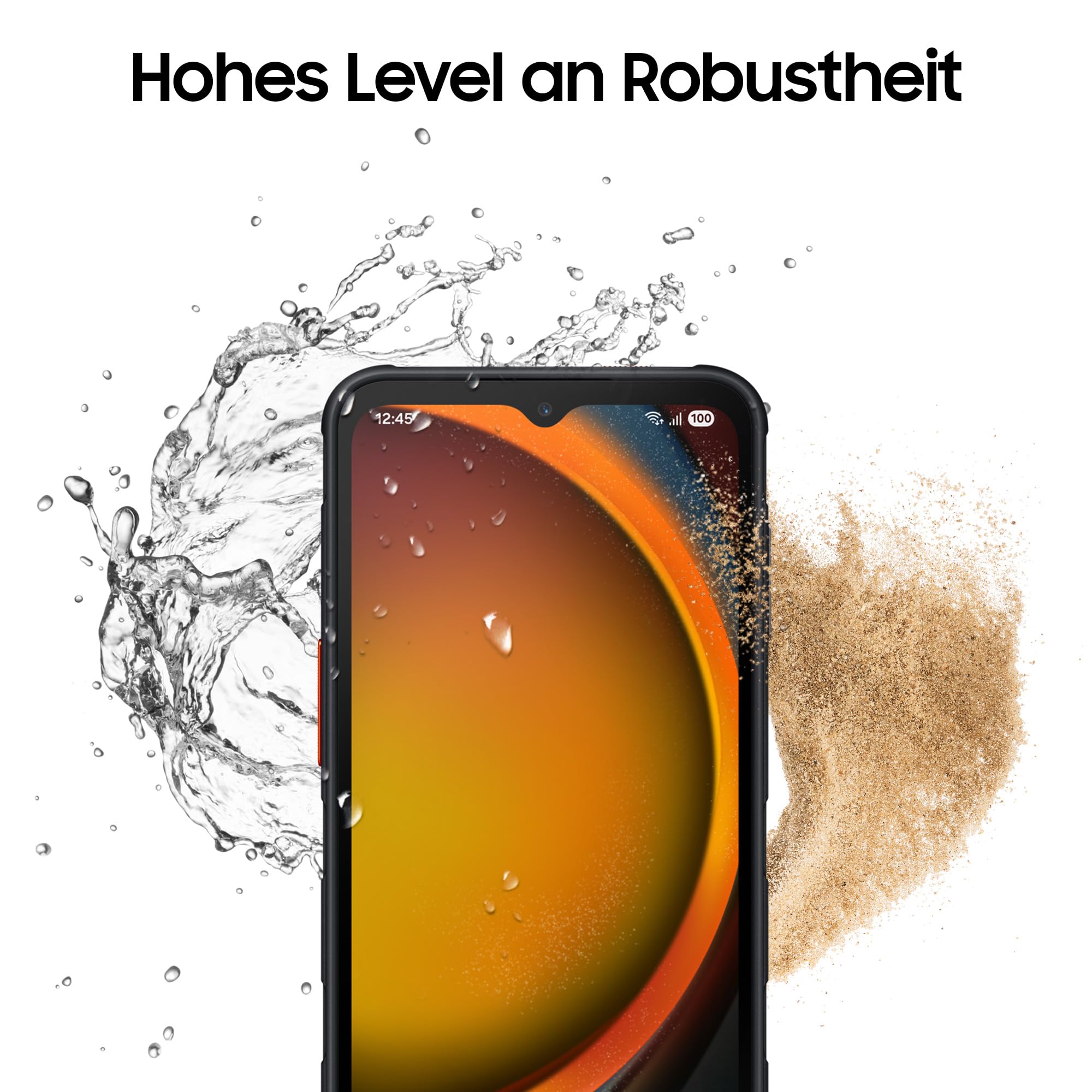 Samsung Galaxy Xcover7 Pro, Robustes AI Smartphone ohne Vertrag, Android-Handy mit Knox Suite, 6 GB RAM, 128 GB Speicher, 50-MP-Kamera, Awesome Graphite, 3 Jahre Herstellergarantie