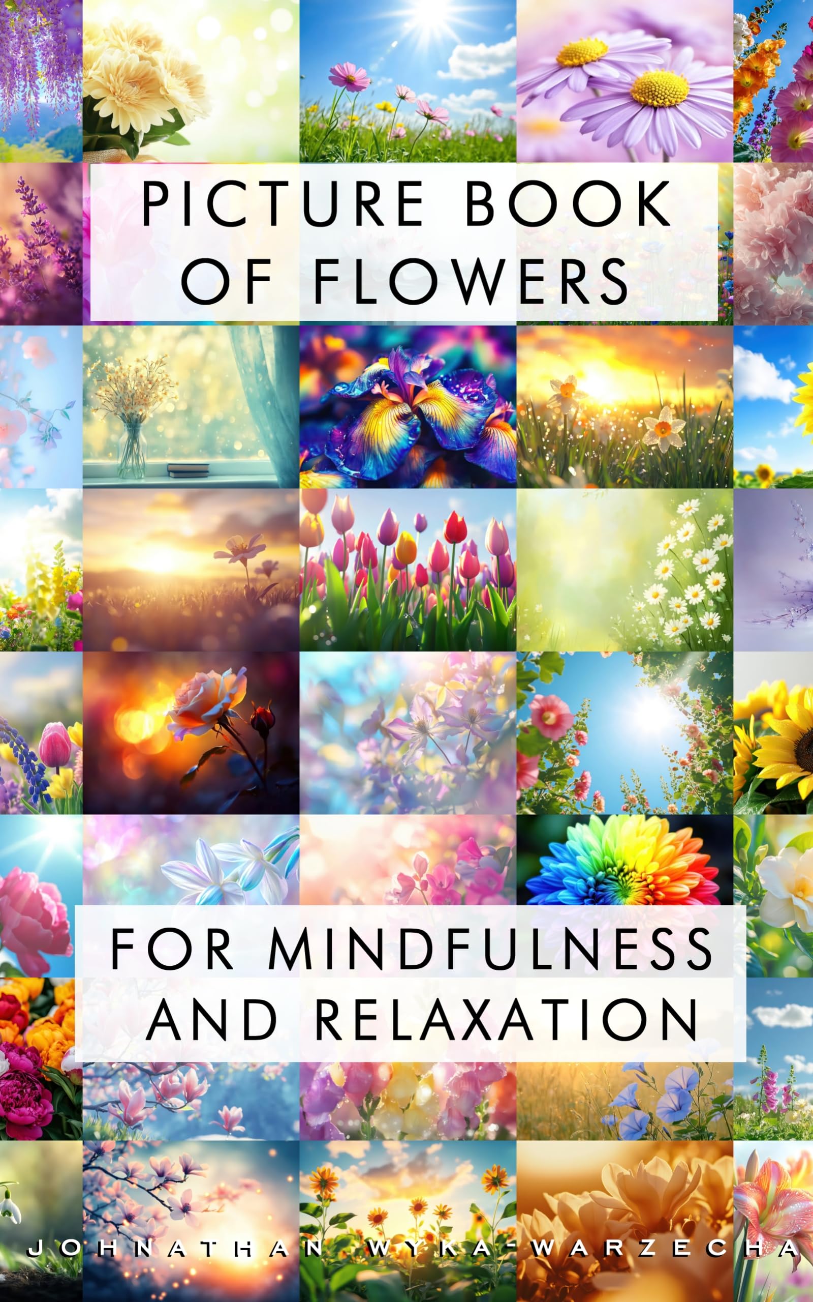 Livre photos de fleurs à offrir aux seniors pour la relaxation à la maison