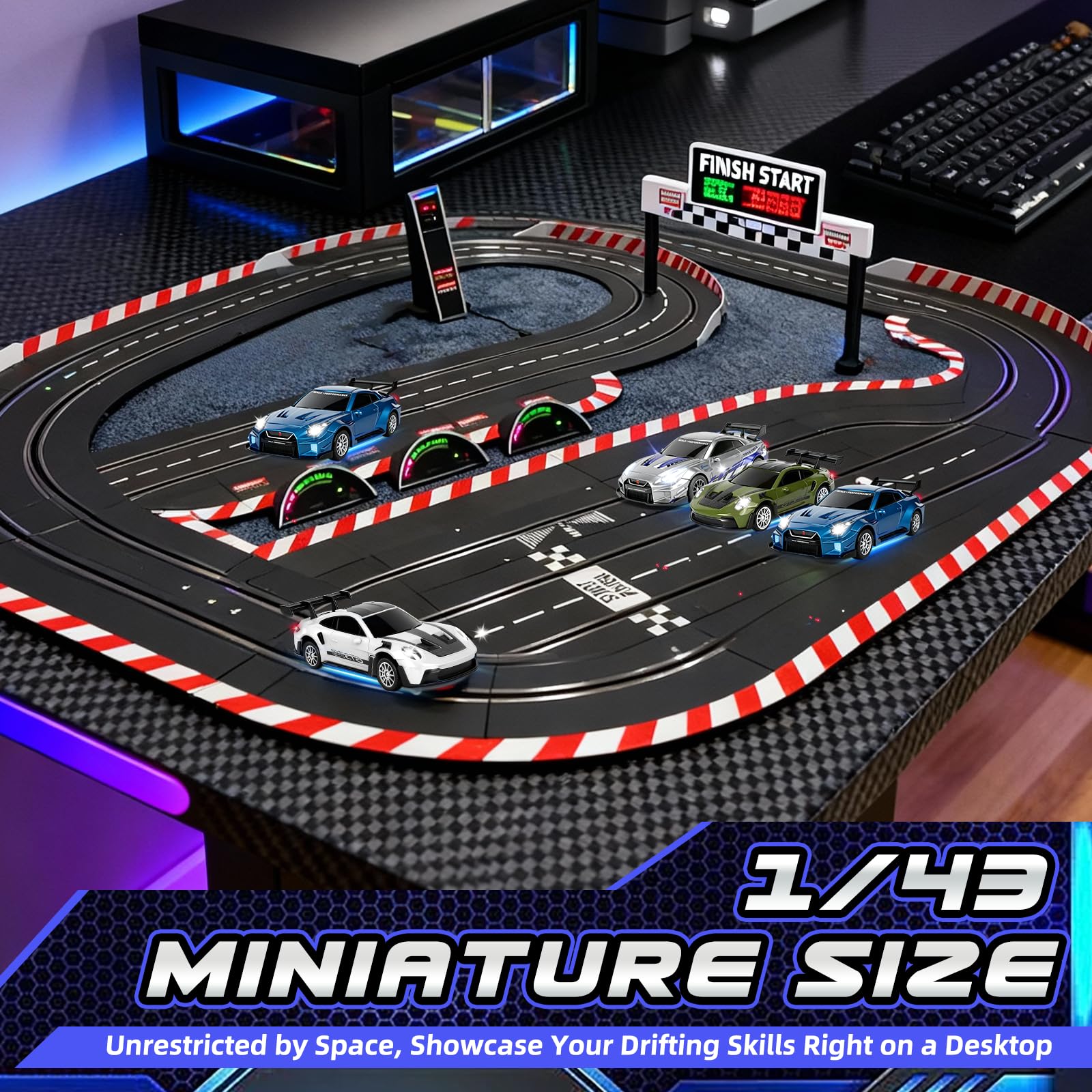 YOOHBERRYS Mini RC Drift Car Pro (Szary)