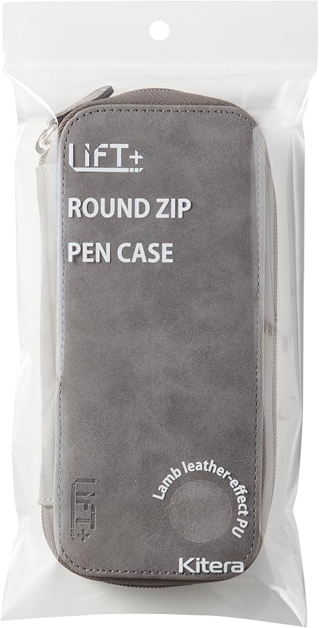 Amazon | LIFT＋ ラウンドジップペンケース グレー LIPC-01-GY | ペン