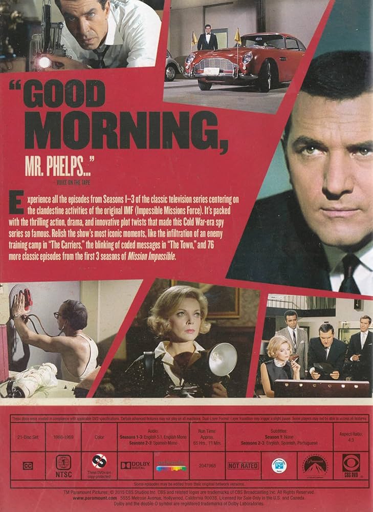 【レーザーディスク】MISSION: IMPOSSIBLE 全シーズンセット ミッション：インポッシブル (1996年アメリカ)【レーザー