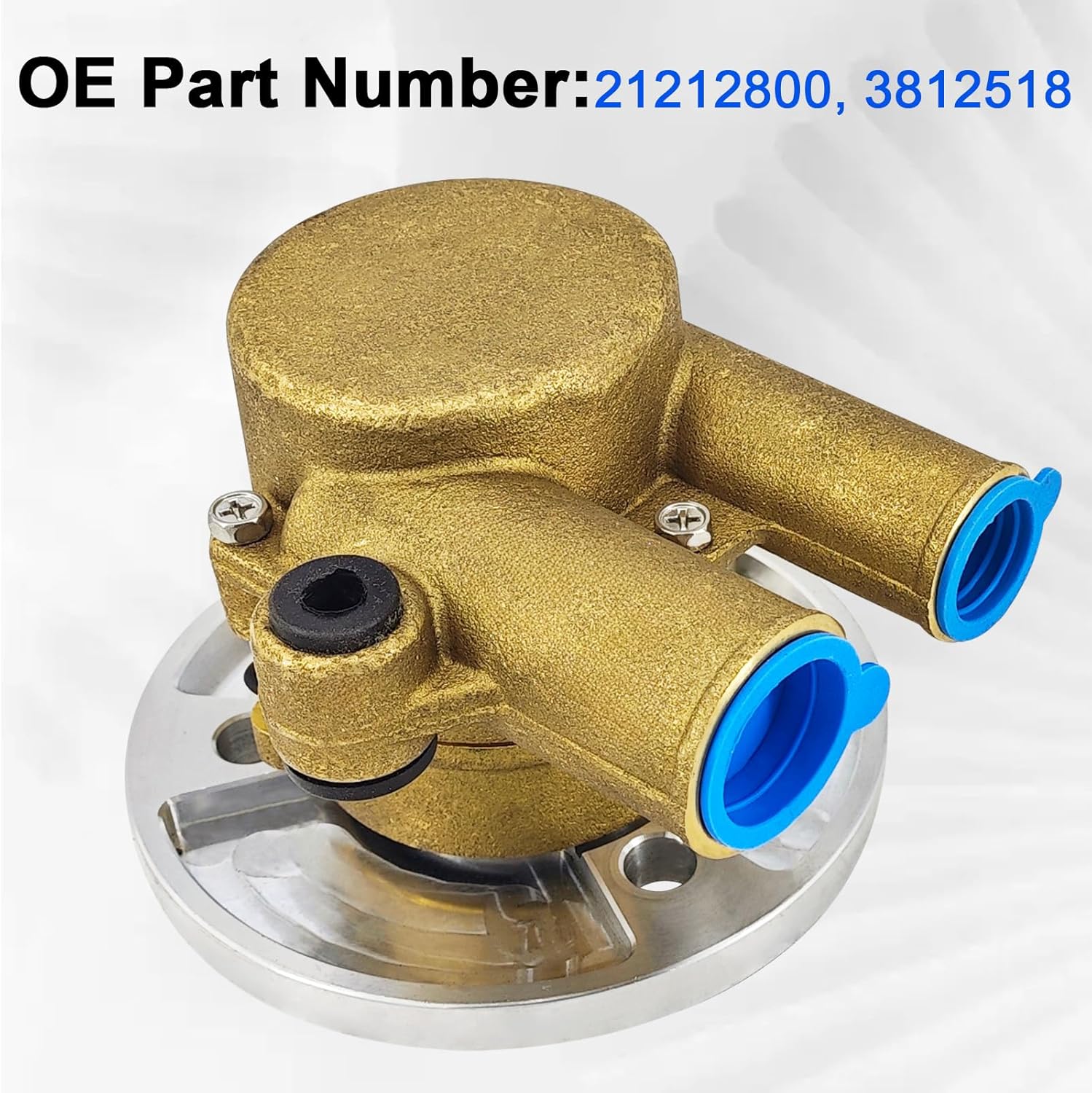 3812518 Water Sea Pump Compatible with V-olvo Penta 8.1L Engines 2005-Up ，21212800