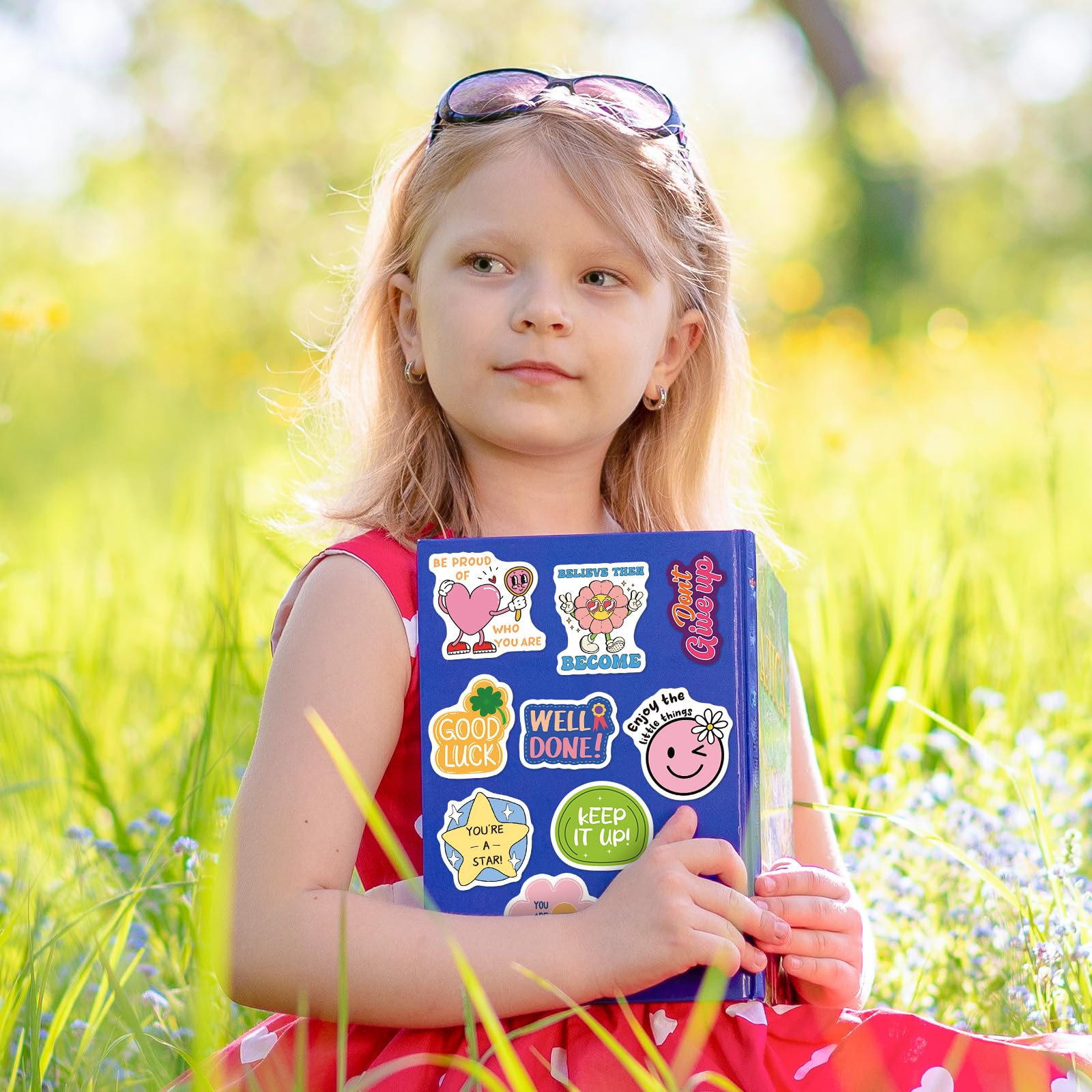 WAKEMOODEI Motivierende Aufkleber für Kinder und Erwachsene, inspirierende Vinyl-Aufkleber, positive Bestätigung, Aufkleber für Wasserflasche, Tagebuch, Laptop, Klassenzimmer, Dekoration, Anreize