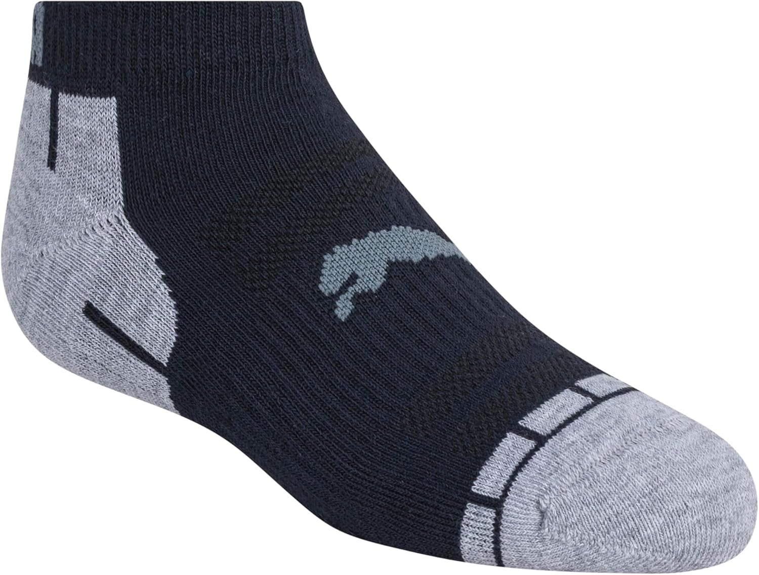 PUMA Kids' Low Cut Extra Cushion & Arch Support Socks (8-Pack) - Image 4