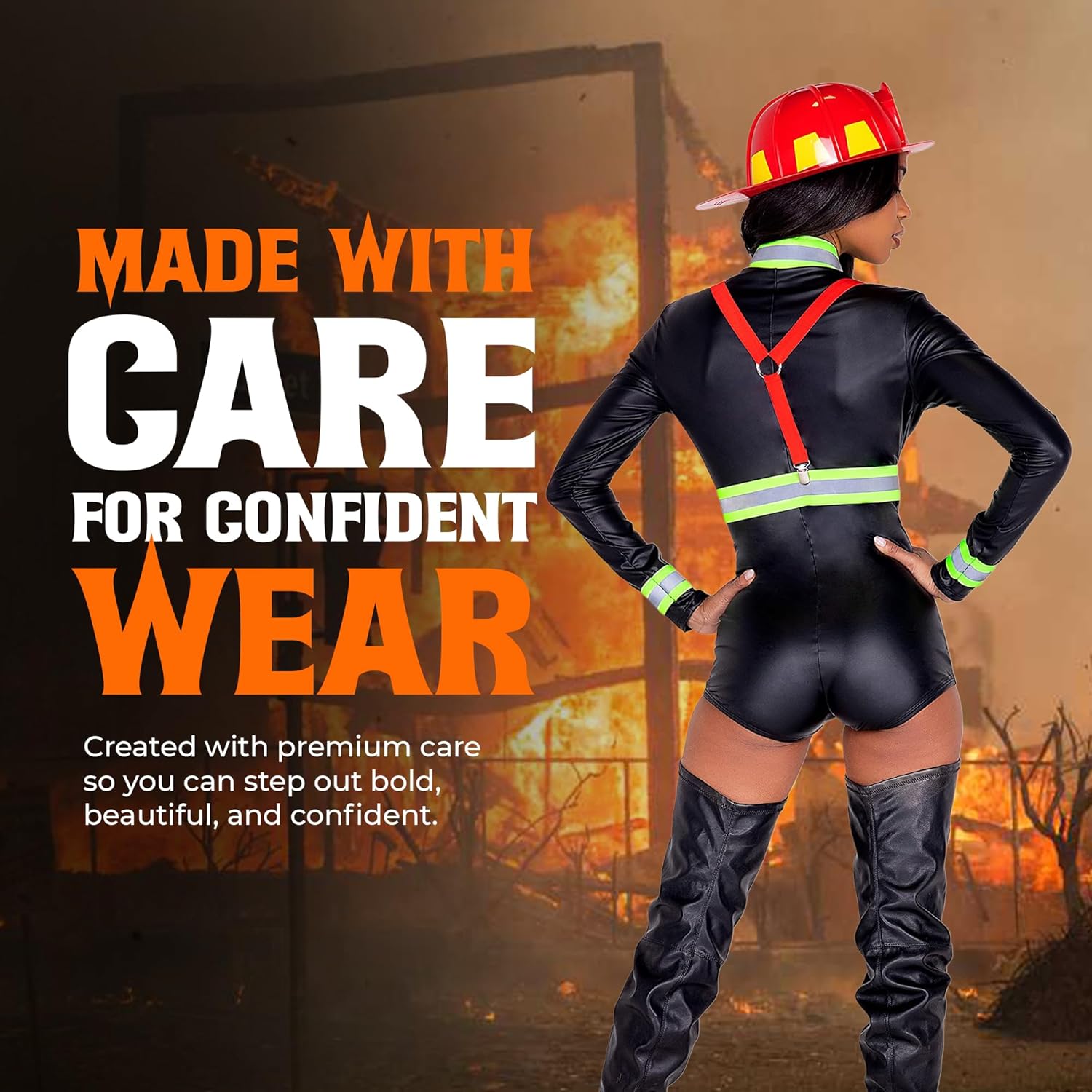 3pc Hot Fire Woman Large