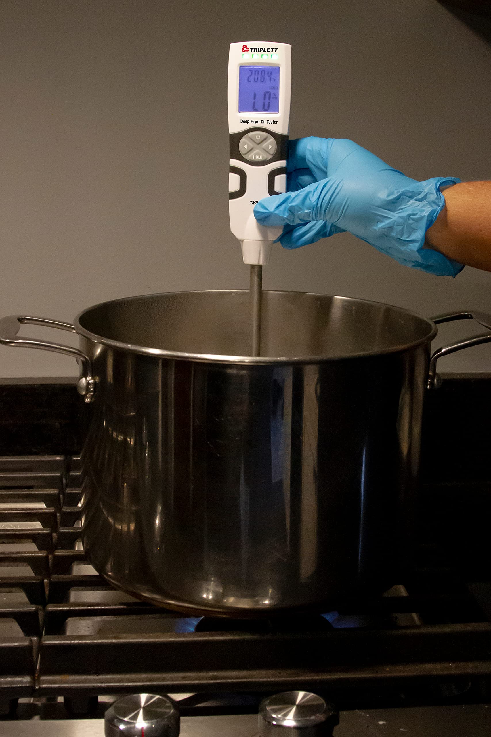 Triplett TMP230 Deep Fryer Oil Tester - Simultaneously Displays Temperature and TPM (Total Polar Materials)