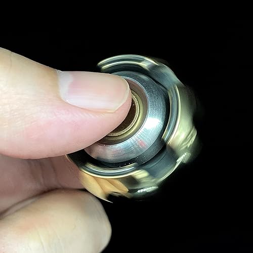 Miniatura 3 de Mecánico ojo latón Fidget Spinner R188 Rodamiento EDC Metal Hand Spinner ADHD Herramienta Focus Ansiedad Alivio del estrés Juguetes aburrimiento