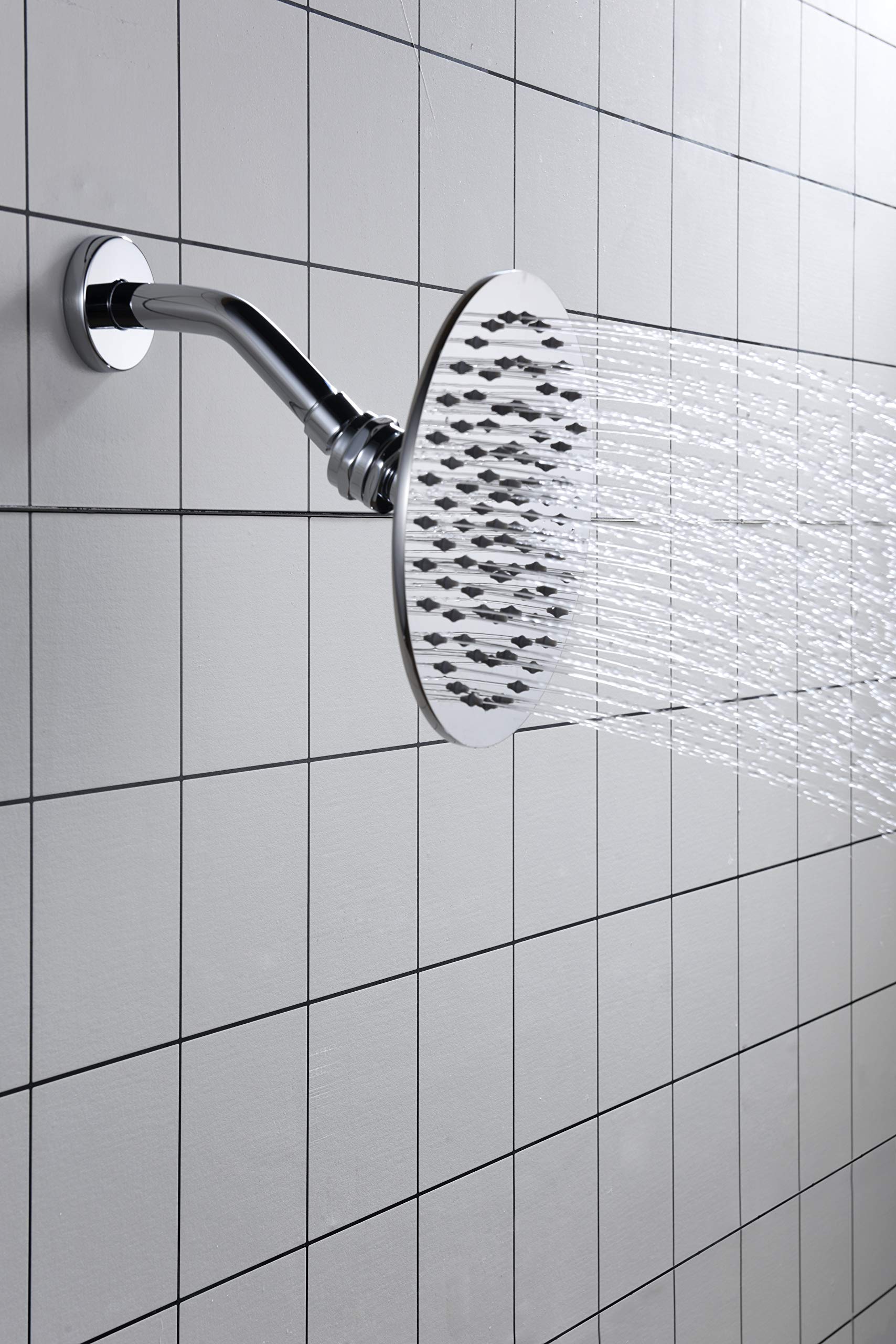 All Metal Shower Head Swivel Ball Adapter, Chrome Adjustable Pivot