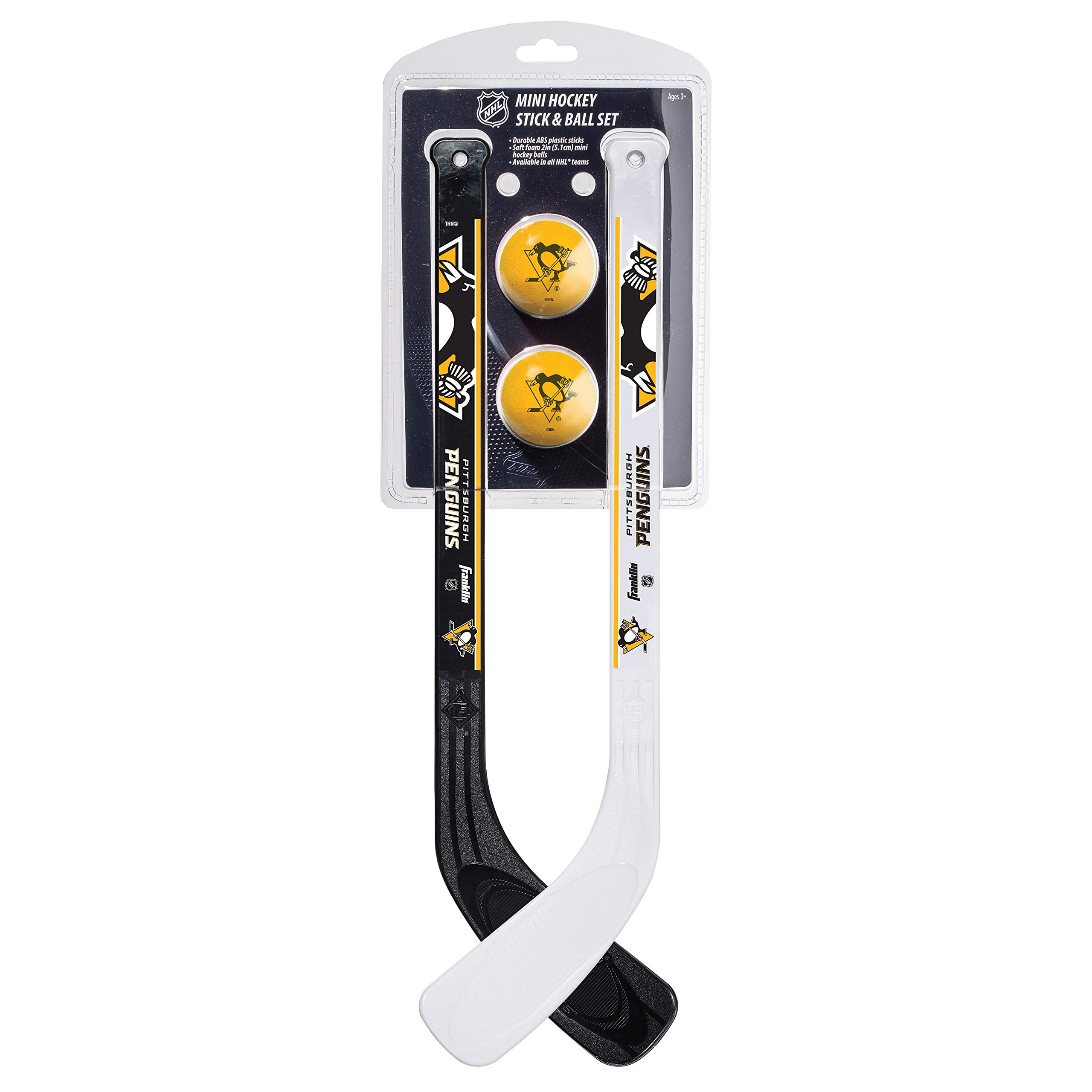 Franklin Sports NHL Team Mini Hockey 2 Piece Stick Set
