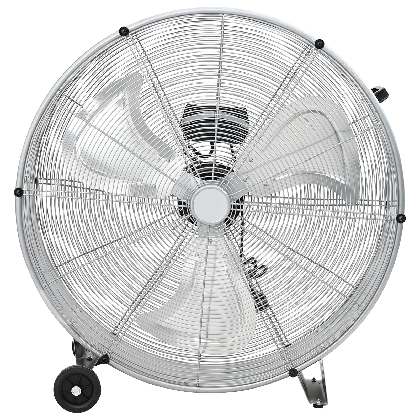 Gecheer Trommelventilator, Verstellbarer Industrieventilator 79 x 37 x 82 cm Aluminium for Wohnzimmer, Garagen, Werkstätten42001424