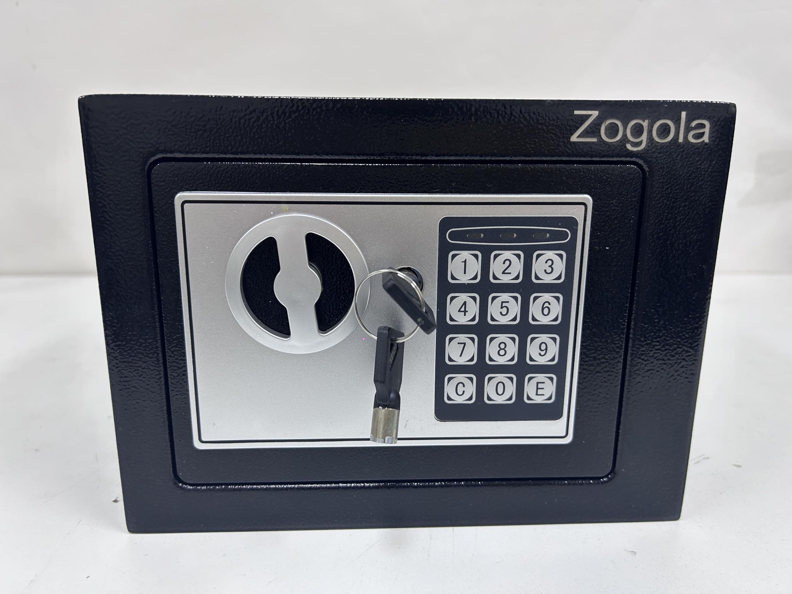 0.25 cu ft Money Safe with Fireproof Money Bag, Small Digital Safe with Digital Keypad Key, Hidden Personal Safe for Kids Cash Jewelry Passport Documents