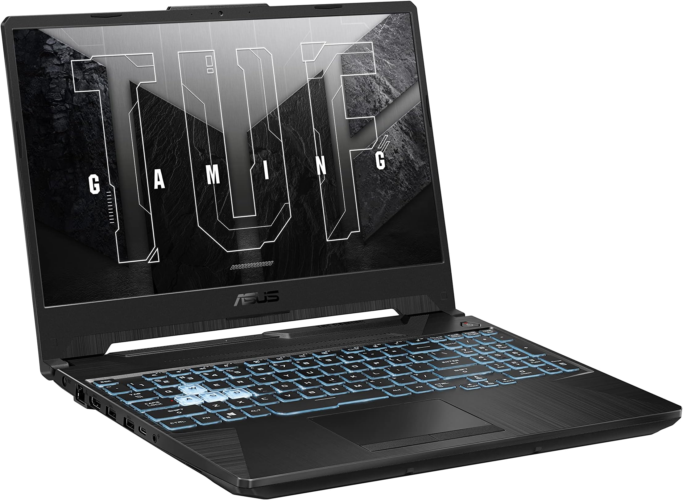 ASUS TUF Gaming A15 (2024) Gaming Notebook 15.6 Inch FHD 144Hz Display, NVIDIA® GeForce RTX™ 2050, AMD Ryzen 5 7535HS, 8GB DDR5, 512GB PCIe® Gen4 NVMe™ SSD, Wi-Fi 6, Windows 11