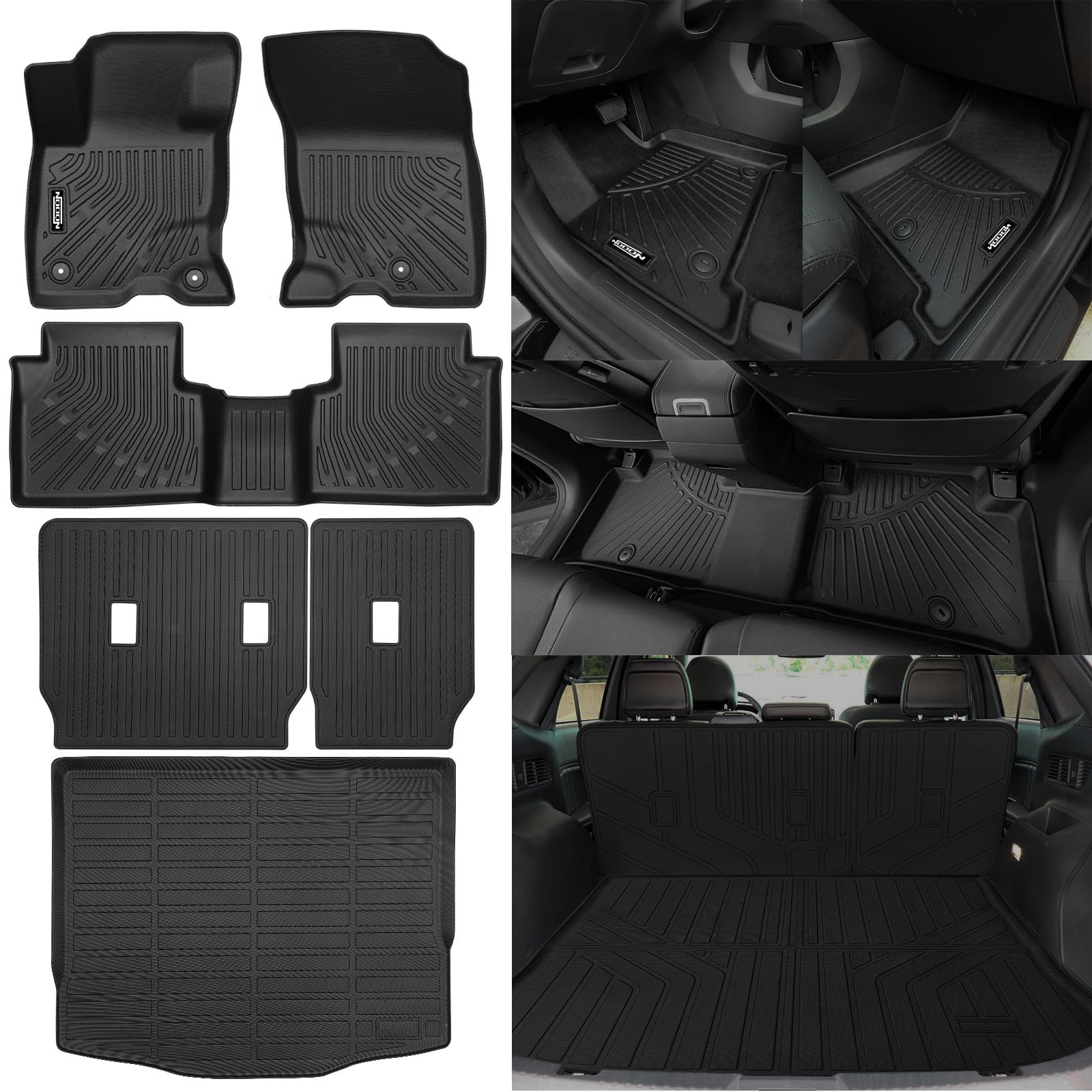 NQOQN All-Weather Floor Mats (Escape Gas 2020–2025)