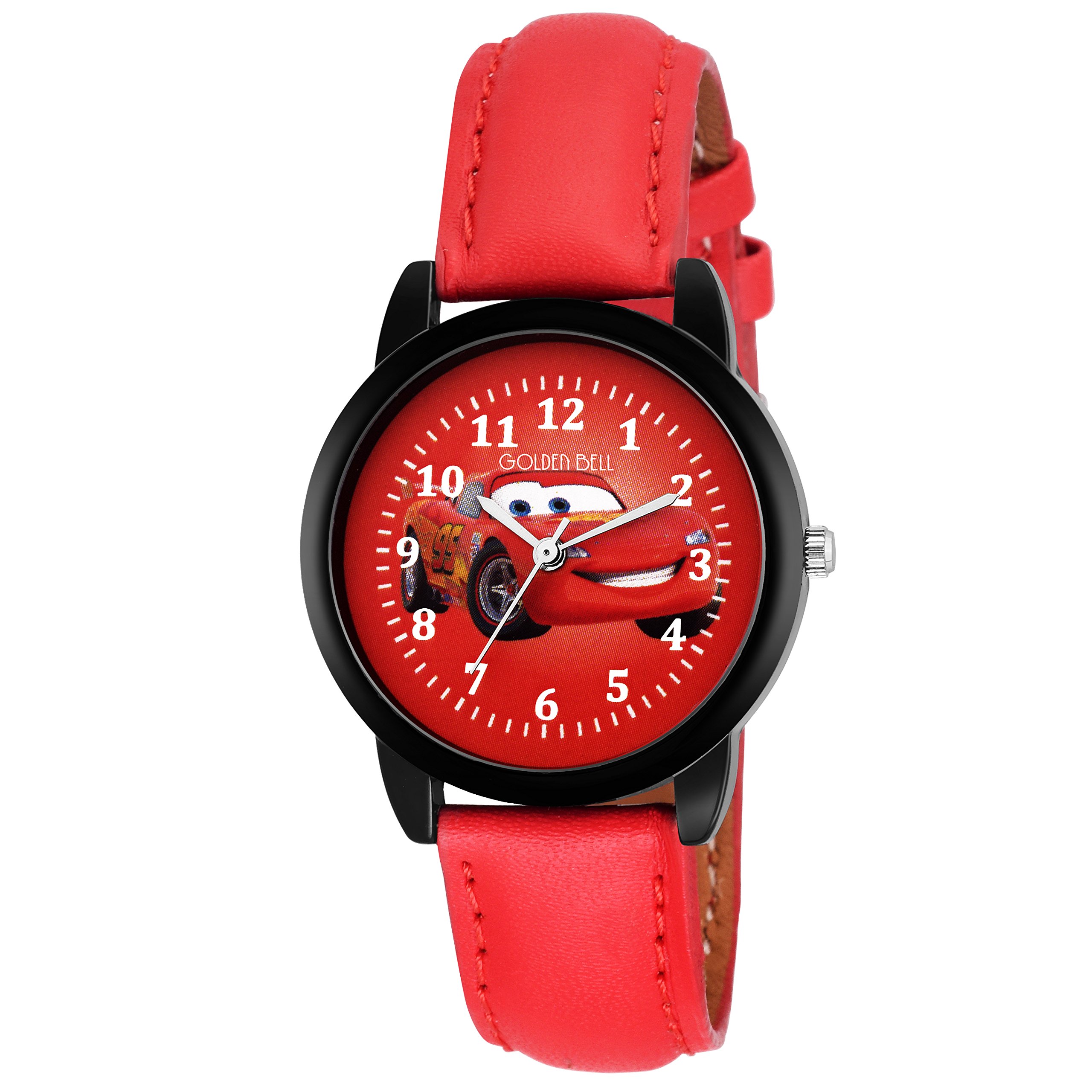 Golden Bell Crazy Taxi Analog Red Dial Boy's Watch - GBK-0049MD